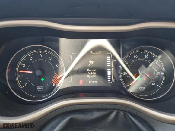 2014 Jeep Cherokee Latitude with VIN 1C4PJLCS2EW232789, listed as a Copart auction lot 51874425 with 113,041 mi miles and Salvage Title. Bid and sale history available at carsss.com. Image 9.