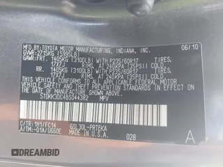 2011 Toyota Sienna LE AAS with VIN 5TDKK3DC4BS044382, listed as a IAAI auction lot 39280364 with 104,262 mi miles. Bid and sale history available at carsss.com. Image 9.