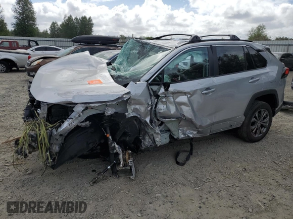 2024 Toyota RAV4 Hybrid XLE Premium with VIN 4T3B6RFV7RU148573, listed as a Copart auction lot 58340474 with 1,193 mi miles and Salvage title. Bid and sale history available at DreamBid. Image 1.