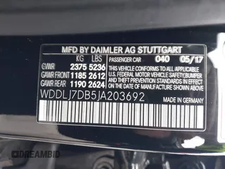 2018 Mercedes-Benz CLS-Class CLS 550 with VIN WDDLJ7DB5JA203692, listed as a IAAI auction lot 39840561 with 115,265 mi miles. Bid and sale history available at carsss.com. Image 9.