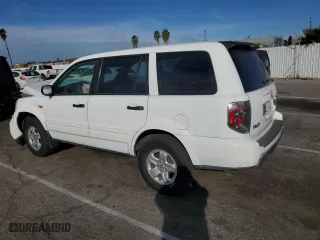 2007 Honda Pilot LX with VIN 5FNYF28177B014256, listed as a Copart auction lot 85744684 with 0 mi miles and Salvage Title. Bid and sale history available at carsss.com. Image 2.