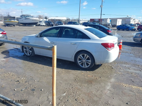 2012 Chevrolet Cruze LTZ with VIN 1G1PH5SC9C7237277, listed as a IAAI auction lot 41688524 with 168,312 mi miles. Bid and sale history available at carsss.com. Image 3.