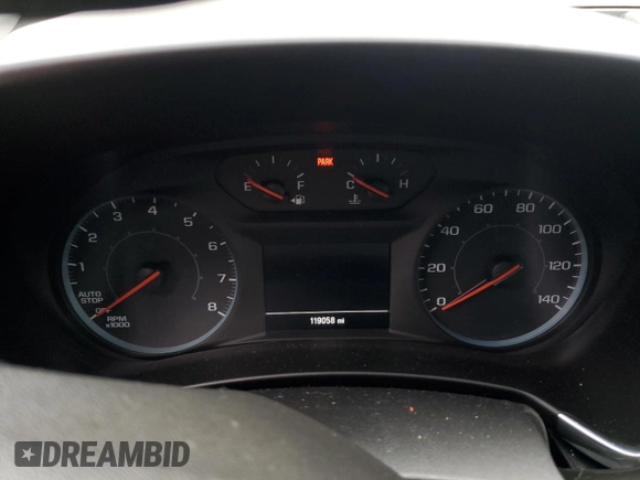 2019 Chevrolet Equinox LS with VIN 3GNAXSEV2KS607889, listed as a Copart auction lot 85197654 with 119,058 mi miles and Salvage Title. Bid and sale history available at DreamBid. Image 9.