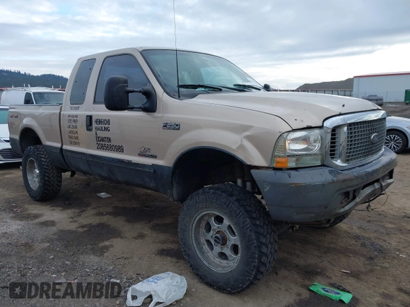 1999 Ford Super Duty F-250 XL with VIN 1FTNX21F1XED40173, listed as a IAAI auction lot 41712778 with 166,586 mi miles. Bid and sale history available at carsss.com. Image 1.
