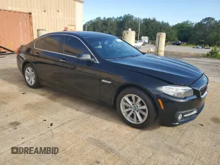 2015 BMW 5 Series 528i with VIN WBA5A5C54FD514004, listed as a Copart auction lot 55825075 with 104,896 mi miles and Clean Title. Bid and sale history available at DreamBid. Image 4.
