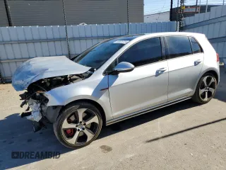 2016 Volkswagen Golf GTI SE w/Performance Pkg with VIN 3VW547AU0GM070641, listed as a Copart auction lot 80025724 with 57,958 mi miles and Salvage Title. Bid and sale history available at carsss.com. Image 1.