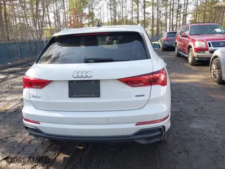2023 Audi Q3 S line Premium with VIN WA1DECF30P1111460, listed as a IAAI auction lot 41676015 with 45,609 mi miles. Bid and sale history available at carsss.com. Image 16.