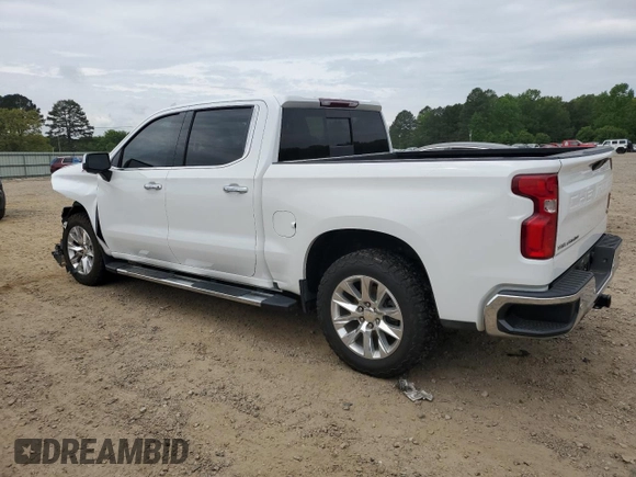 2021 Chevrolet Silverado 1500 LTZ with VIN 1GCUYGEDXMZ424317, listed as a Copart auction lot 53857505 with 102,653 mi miles and Salvage Title. Bid and sale history available at DreamBid. Image 2.