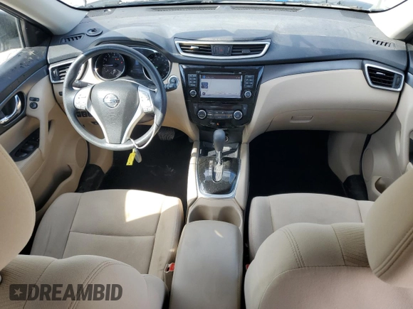 2016 Nissan Rogue SV with VIN KNMAT2MV9GP671536, listed as a Copart auction lot 53640395 with 68,646 mi miles and Salvage Title. Bid and sale history available at carsss.com. Image 8.