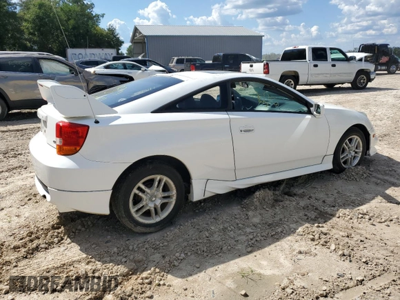 2002 Toyota Celica GT with VIN JTDDR32T120114950, listed as a Copart auction lot 72424794 with 271,844 mi miles and Salvage Title. Bid and sale history available at carsss.com. Image 3.