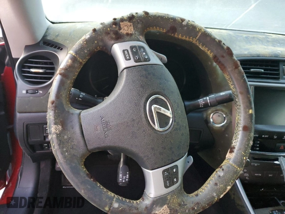 2012 Lexus IS 250 C with VIN JTHFF2C28C2523081, listed as a Copart auction lot 75138684 with Not provided miles and Salvage title. Bid and sale history available at DreamBid. Image 9.