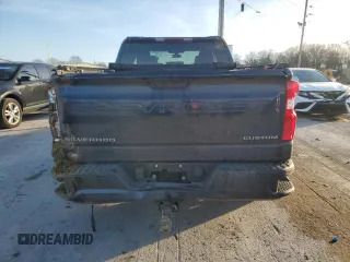 2020 Chevrolet Silverado 1500 Custom with VIN 1GCRWBEH7LZ336938, listed as a Copart auction lot 43838275 with 243,342 mi miles and Salvage Title. Bid and sale history available at carsss.com. Image 6.