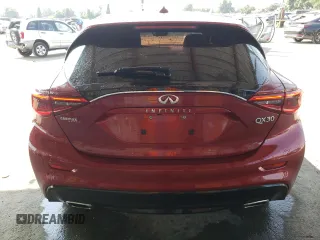 2018 Infiniti QX30 ESSENTIAL with VIN SJKCH5CP7JA056408, listed as a Copart auction lot 68911593 with 55,262 mi miles. Bid and sale history available at carsss.com. Image 6.