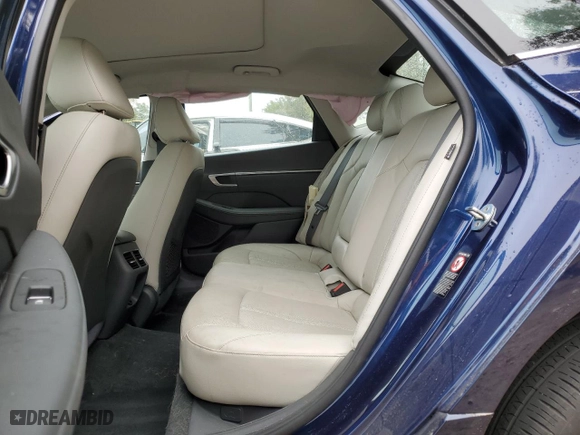 2022 Hyundai Sonata Limited with VIN 5NPEH4J23NH137952, listed as a Copart auction lot 85369364 with 25,510 mi miles and Non Repairable. Bid and sale history available at carsss.com. Image 10.