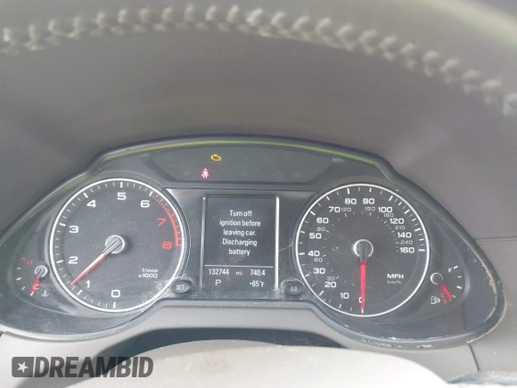 2013 Audi Q5 Premium Plus with VIN WA1LFAFP7DA087380, listed as a IAAI auction lot 42639650 with 132,744 mi miles and . Bid and sale history available at DreamBid. Image 7.