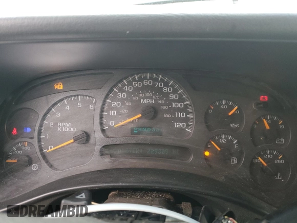 2003 Chevrolet Silverado 1500 LT with VIN 1GCEK19T63E228479, listed as a Copart auction lot 51649215 with 229,309 mi miles and Salvage Title. Bid and sale history available at carsss.com. Image 9.