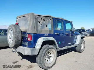 2010 Jeep Wrangler Unlimited Sport with VIN 1J4BA3H19AL197779, listed as a IAAI auction lot 41620455 with 161,697 mi miles. Bid and sale history available at carsss.com. Image 4.