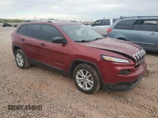 2015 Jeep Cherokee Sport z VIN 1C4PJLAB5FW677015, wystawiony jako Copart lot #58986705 z przebiegiem 112 446 mil mil oraz Szkoda całkowita • Salvage title. Historia ofert i sprzedaży dostępna na DreamBid. Obrazek 4.