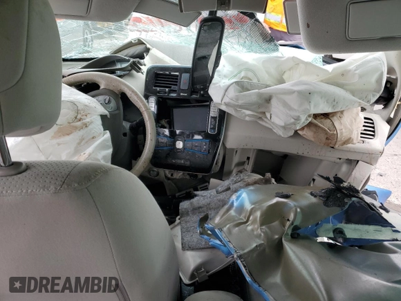 2013 Nissan LEAF SV with VIN 1N4AZ0CPXDC418210, listed as a Copart auction lot 50837105 with Not provided miles and Salvage title. Bid and sale history available at DreamBid. Image 8.