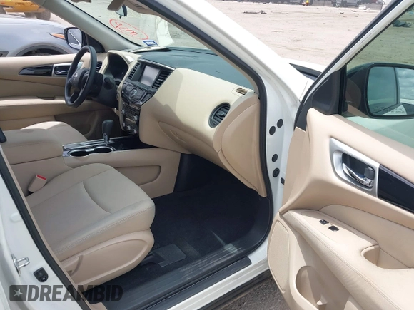 2017 Nissan Pathfinder SV with VIN 5N1DR2MN7HC684513, listed as a IAAI auction lot 42482806 with 92,987 mi miles and . Bid and sale history available at DreamBid. Image 5.