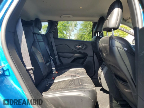 2019 Jeep Cherokee Trailhawk with VIN 1C4PJMBX9KD393862, listed as a Copart auction lot 56695905 with 64,334 mi miles and Salvage title. Bid and sale history available at DreamBid. Image 11.