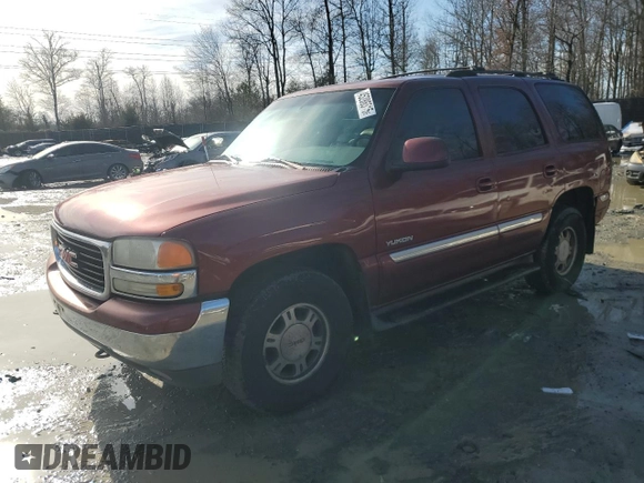 2001 GMC Yukon SLT with VIN 1GKEK13T21R173130, listed as a Copart auction lot 45286515 with 202,170 mi miles and Salvage Title. Bid and sale history available at carsss.com. Image 1.