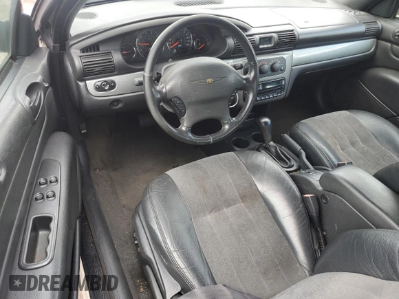 2004 Chrysler Sebring LXi with VIN 1C3EL55R94N276546, listed as a Copart auction lot 63691475 with 122,628 mi miles and Salvage title. Bid and sale history available at DreamBid. Image 8.