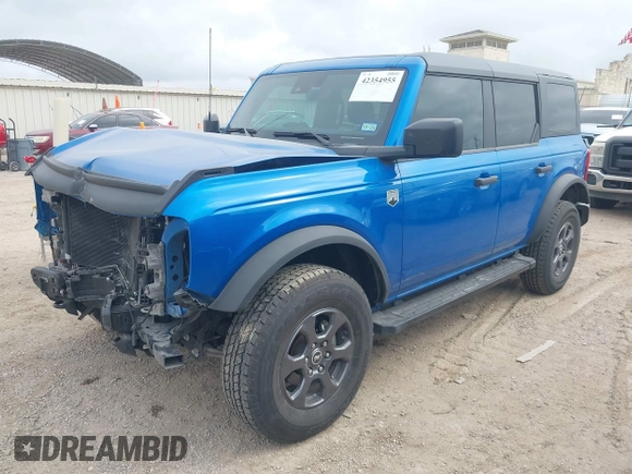 2021 Ford Bronco with VIN 1FMDE5BH7MLA94882, listed as a IAAI auction lot 42354955 with 32,837 mi miles and . Bid and sale history available at DreamBid. Image 18.