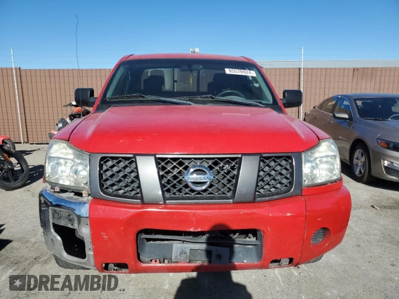 2008 Nissan Titan SE with VIN 1N6AA06A78N317304, listed as a Copart auction lot 85578924 with 201,127 mi miles and Salvage Title. Bid and sale history available at carsss.com. Image 5.