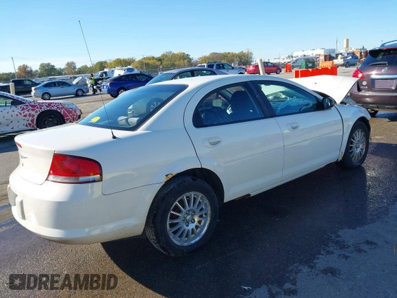 2005 Chrysler Sebring with VIN 1C3EL46X55N503157, listed as a IAAI auction lot 40524482 with 108,094 mi miles and . Bid and sale history available at DreamBid. Image 4.