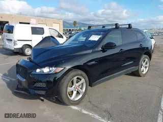 2017 Jaguar F-PACE 35t Premium with VIN SADCJ2BV6HA894918, listed as a IAAI auction lot 41712700 with 66,941 mi miles. Bid and sale history available at carsss.com. Image 2.