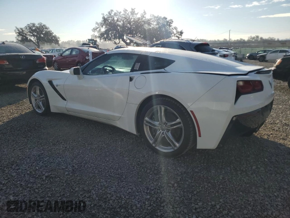 2017 Chevrolet Corvette 3LT with VIN 1G1YF2D77H5101239, listed as a Copart auction lot 81908564 with 0 mi miles and Salvage Title. Bid and sale history available at carsss.com. Image 2.