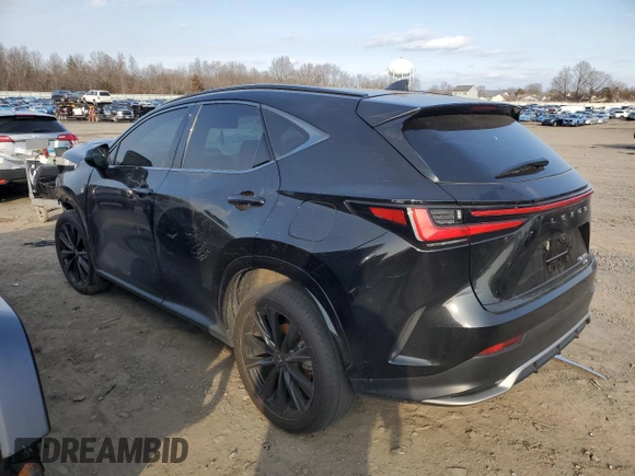 2024 Lexus NX with VIN 2T2KGCEZ5RC053854, listed as a Copart auction lot 87292844 with 14,762 mi miles and Salvage Title. Bid and sale history available at carsss.com. Image 2.