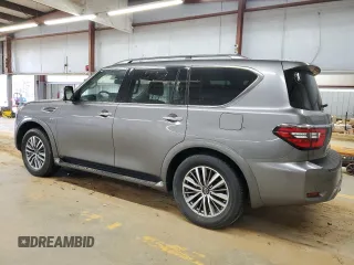 2022 Nissan Armada SL with VIN JN8AY2BD0N9676139, listed as a Copart auction lot 88041085 with 19,447 mi miles and Salvage Title. Bid and sale history available at carsss.com. Image 2.