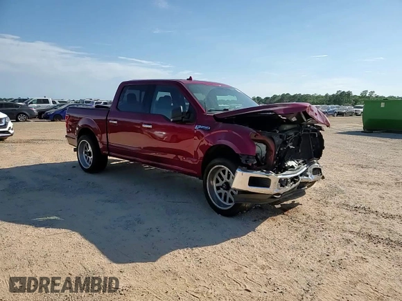 2018 Ford F-150 XL with VIN 1FTEW1E59JFB24071, listed as a Copart auction lot 57824085 with 102,291 mi miles and Salvage title. Bid and sale history available at DreamBid. Image 14.