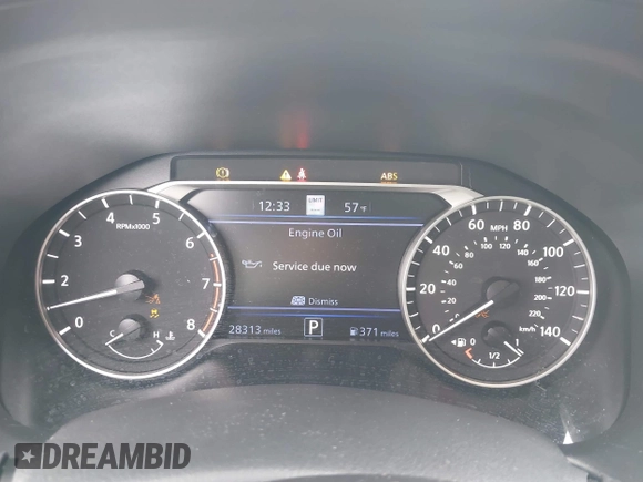 2019 Nissan Altima 2.5 Platinum with VIN 1N4BL4FW5KC194471, listed as a IAAI auction lot 41921471 with 28,313 mi miles. Bid and sale history available at carsss.com. Image 7.