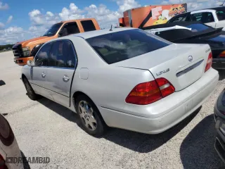2003 Lexus LS 430 with VIN JTHBN30F630093304, listed as a Copart auction lot 73871004 with 0 mi miles and Salvage Title. Bid and sale history available at carsss.com. Image 2.