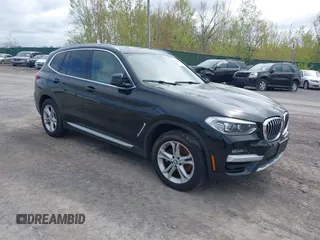 2020 BMW X3 xDrive30i with VIN 5UXTY5C03L9C17168, listed as a IAAI auction lot 42235594 with 55,734 mi miles and . Bid and sale history available at DreamBid. Image 1.