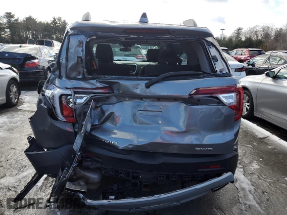 2020 GMC Acadia SLE z VIN 1GKKNRLS5LZ141548, wystawiony jako Copart lot #44615125 z przebiegiem 90 454 mil mil oraz Szkoda całkowita • Salvage title. Historia ofert i sprzedaży dostępna na DreamBid. Obrazek 6.