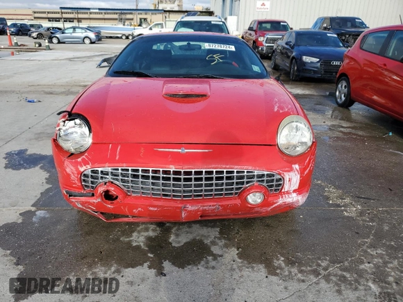 2002 Ford Thunderbird Hardtop Premium with VIN 1FAHP60A42Y103569, listed as a Copart auction lot 87278724 with Not Provided miles and Salvage Title. Bid and sale history available at DreamBid. Image 5.
