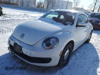 2014 Volkswagen Beetle with VIN 3VWHX7AT1EM617442, listed as a Copart auction lot 89093225 with 74,146 mi miles and Salvage Title. Bid and sale history available at DreamBid. Image 1.