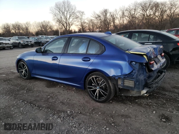 2019 BMW 3 Series 330i xDrive with VIN WBA5R7C52KAJ78370, listed as a Copart auction lot 67735892 with 75,102 mi miles. Bid and sale history available at carsss.com. Image 2.