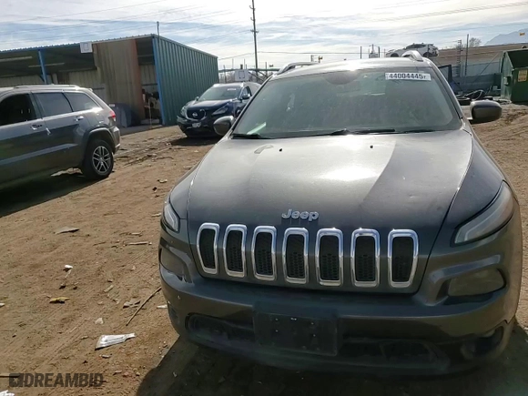 2016 Jeep Cherokee Altitude with VIN 1C4PJMCS9GW254796, listed as a Copart auction lot 44004445 with 96,189 mi miles and Salvage Title. Bid and sale history available at carsss.com. Image 11.