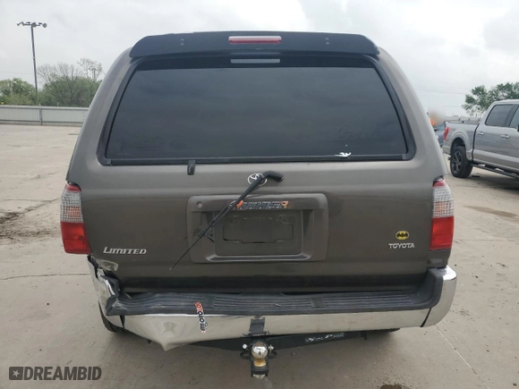 1997 Toyota 4Runner Limited with VIN JT3GN87R6V0035320, listed as a Copart auction lot 51591815 with 161,144 mi miles and Salvage Title. Bid and sale history available at carsss.com. Image 6.