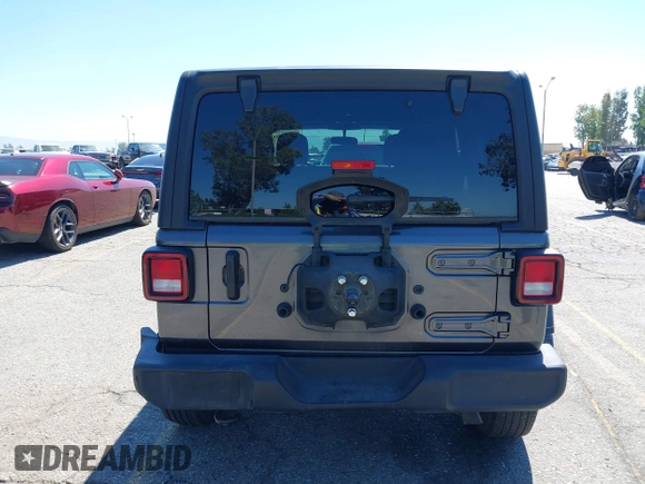 2022 Jeep Wrangler Unlimited Sport S z VIN 1C4HJXDG6NW134306, wystawiony jako IAAI lot #42206796 z przebiegiem 45 303 mil mil oraz . Historia ofert i sprzedaży dostępna na DreamBid. Obrazek 16.
