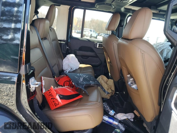 2021 Jeep Wrangler Unlimited Sahara z VIN 1C4HJXEN0MW521302, wystawiony jako Copart lot #49397615 z przebiegiem 24 539 mil mil oraz Szkoda całkowita • Salvage title. Historia ofert i sprzedaży dostępna na DreamBid. Obrazek 12.
