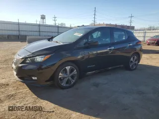 2019 Nissan LEAF SL Plus z VIN 1N4BZ1CP0KC312890, wystawiony jako Copart lot #41630095 z przebiegiem 67 854 mil mil oraz Szkoda całkowita • Salvage title. Historia ofert i sprzedaży dostępna na DreamBid. Obrazek 1.
