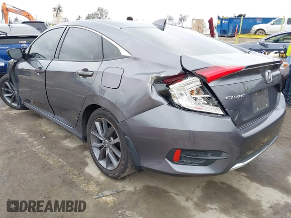 2019 Honda Civic Sedan EX with VIN 19XFC1F38KE201910, listed as a IAAI auction lot 41892284 with 319,049 mi miles. Bid and sale history available at carsss.com. Image 3.