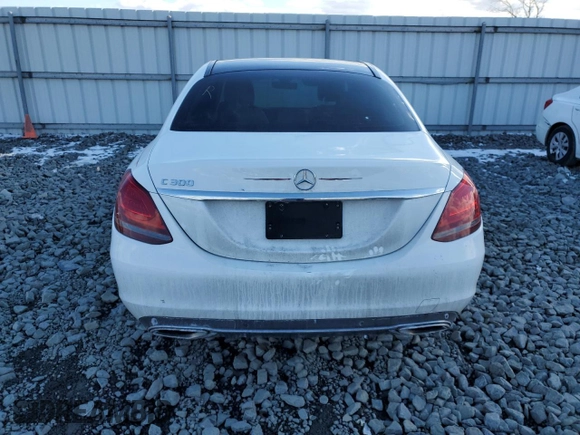 2020 Mercedes-Benz C 300 with VIN WDDWF8DB1LR546475, listed as a Copart auction lot 42337045 with 92,892 mi miles and Salvage title. Bid and sale history available at DreamBid. Image 6.