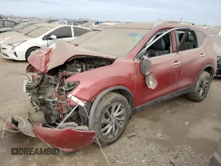 2015 Nissan Rogue SL with VIN 5N1AT2MV8FC791619, listed as a Copart auction lot 87383054 with Not Provided miles and Salvage Title. Bid and sale history available at carsss.com. Image 1.